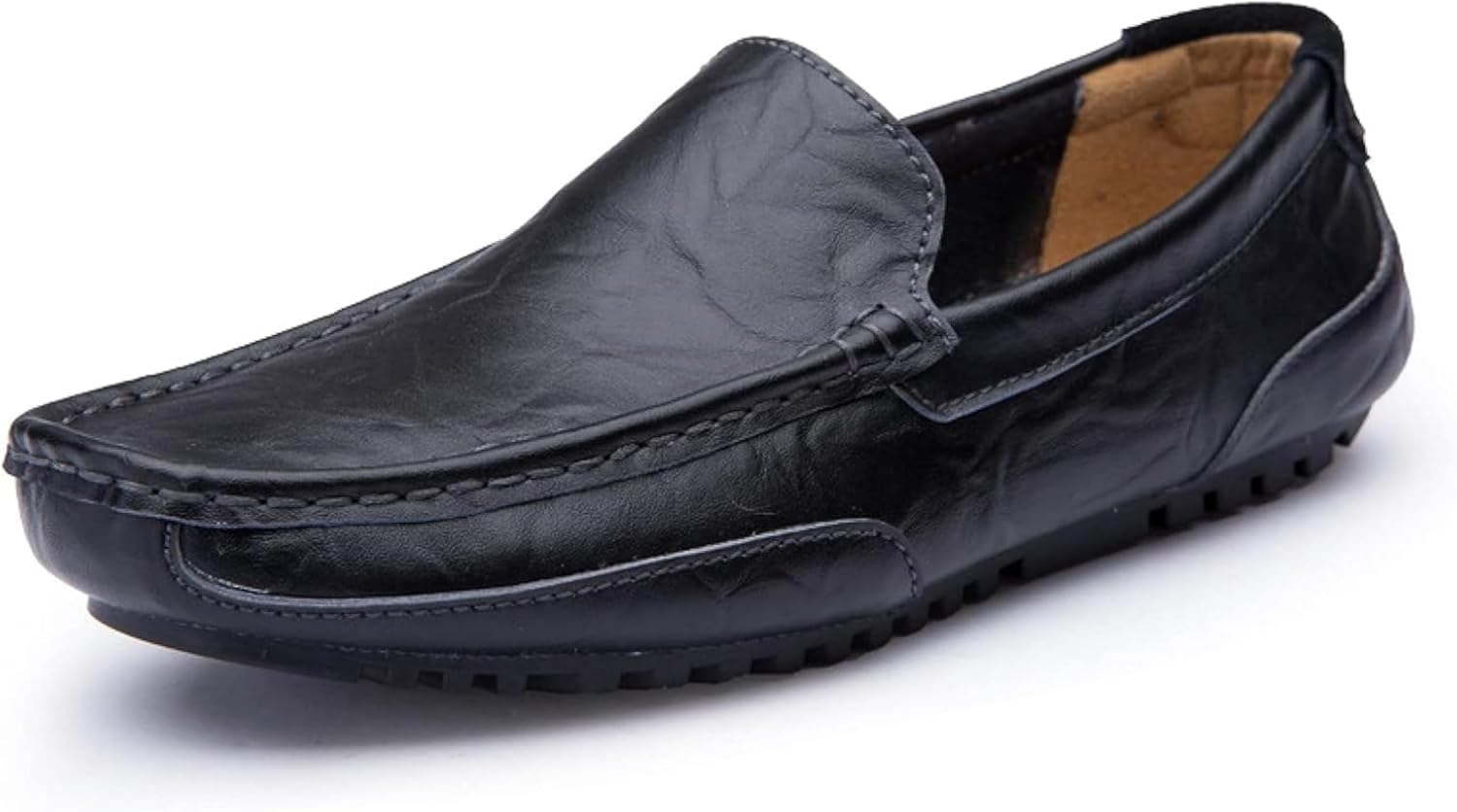 

Мужские лоферы OXCOWNIU, слипоны из синтетической кожи, повседневная обувь Drivinny, легкие туфли, мужской стиль, черный