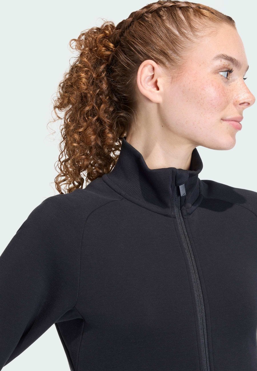 Толстовка Adidas Sportswear SOFT LUX SLIM TRACK, Black — фото 3