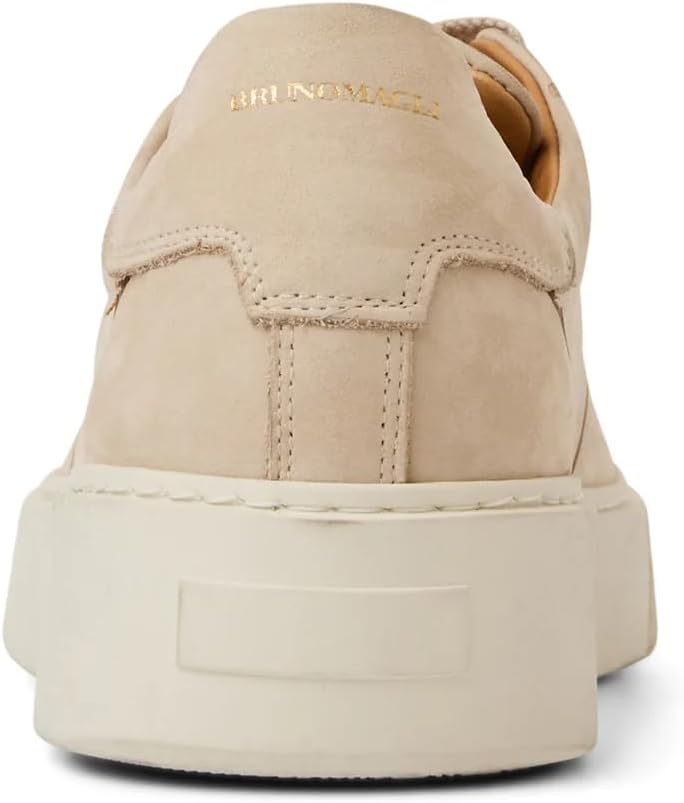 Мужские итальянские кроссовки Bruno Magli Matteo с застежкой на шнуровке, Taupe Nubuck — фото 3