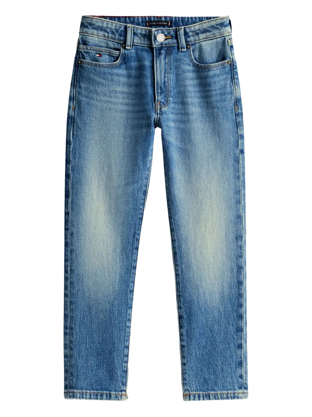 

Джинсы с вышитым логотипом Tommy Hilfiger Junior, синий