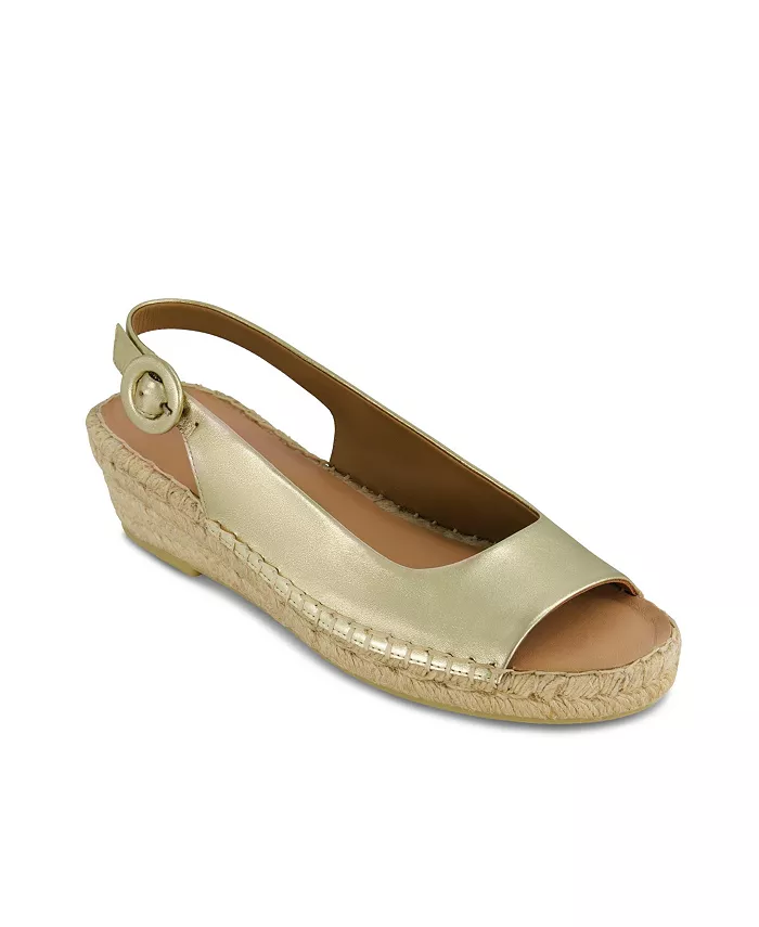 Бернардо Мелайла Эспадрильи на клиновидной подошве Bernardo Footwear, коричневый/бежевый — фото 3