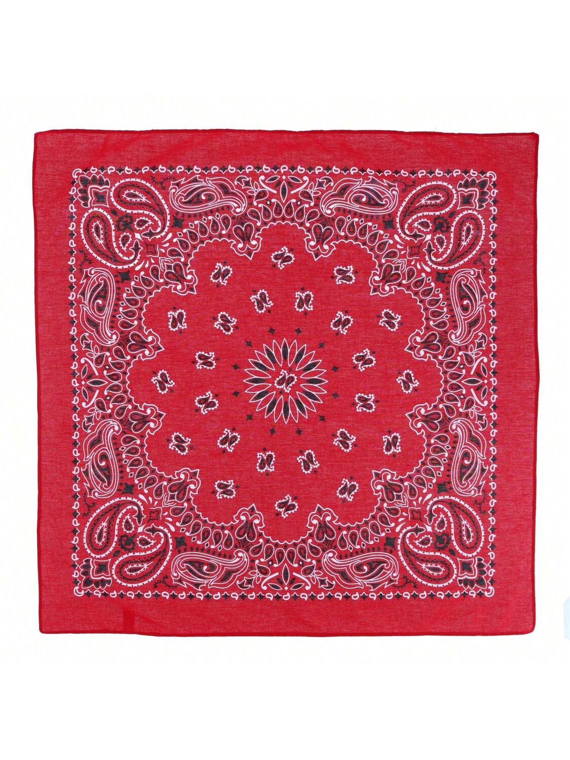 

Бандана хлопковая CTM Modern Paisley, красный
