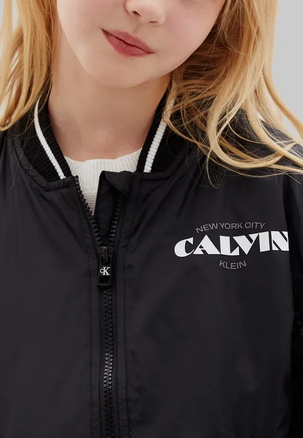 Куртка-бомбер Calvin Klein Jeans, черный — фото 4