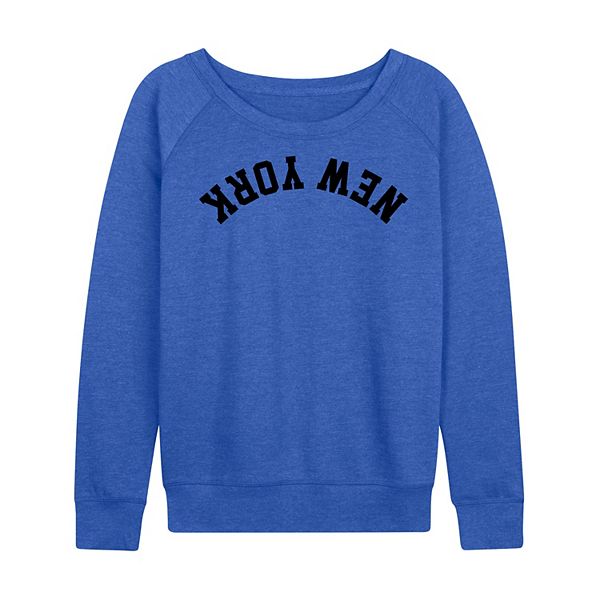 

Женская футболка с длинным рукавом new york upside down из френч терри Licensed Character, Heather Royal Blue, Синий, Женская футболка с длинным рукавом new york upside down из френч терри Licensed Character, Heather Royal Blue