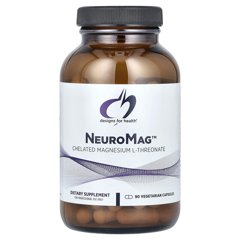 

Designs For Health, NeuroMag , 90 вегетарианских капсул