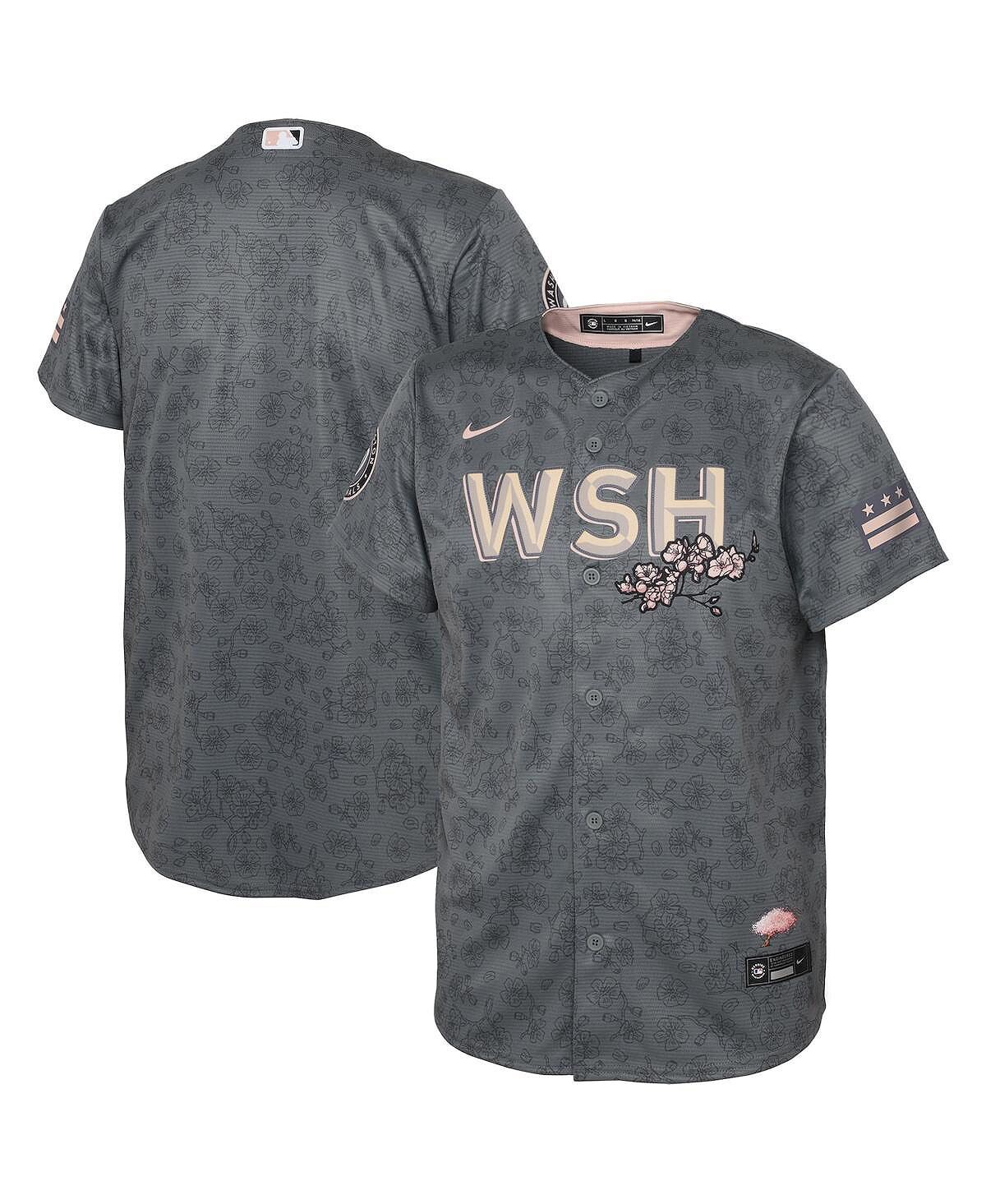 

Реплика джерси Big Boys Grey Washington Nationals 2022 City Connect Nike