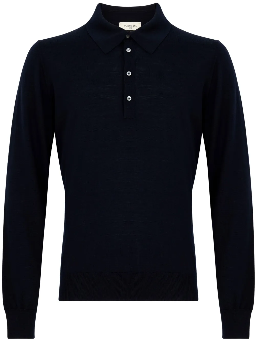 

Шерстяная рубашка поло Piacenza Cashmere, синий