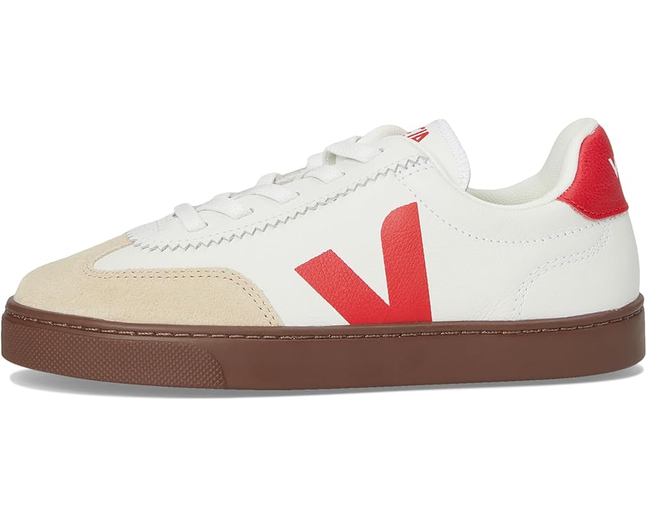 Детские кроссовки Veja Small Volley (Little Kid/Big Kid) VEJA Kids, White/Pekin/Bark — фото 4