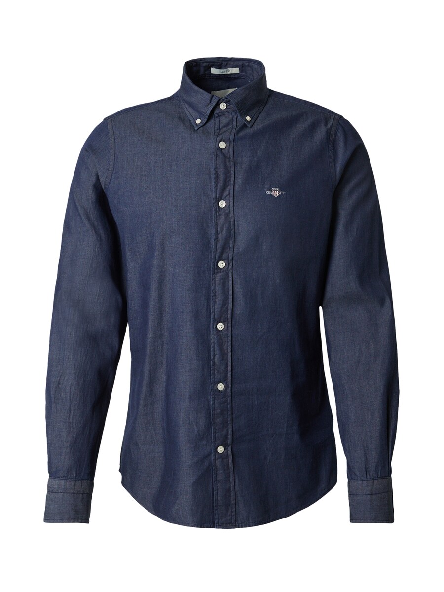 

Джинсовая рубашка GANT Regular fit Button Up Shirt, синий