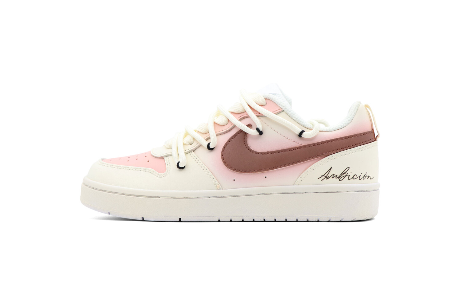 

Кроссовки Nike Dunk Skateboarding Shoes Women's Low-top Pink/Beige, розовый