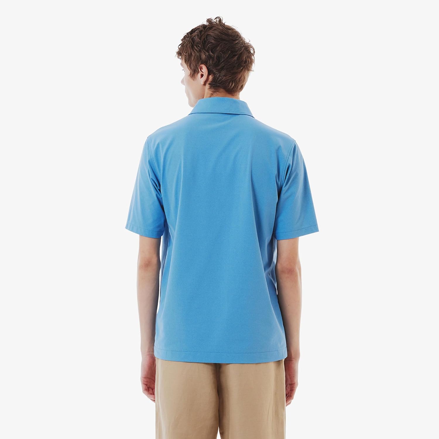 

Мужская поло-рубашка LACOSTE из быстросохнущего эластичного трикотажа, серовато-синий