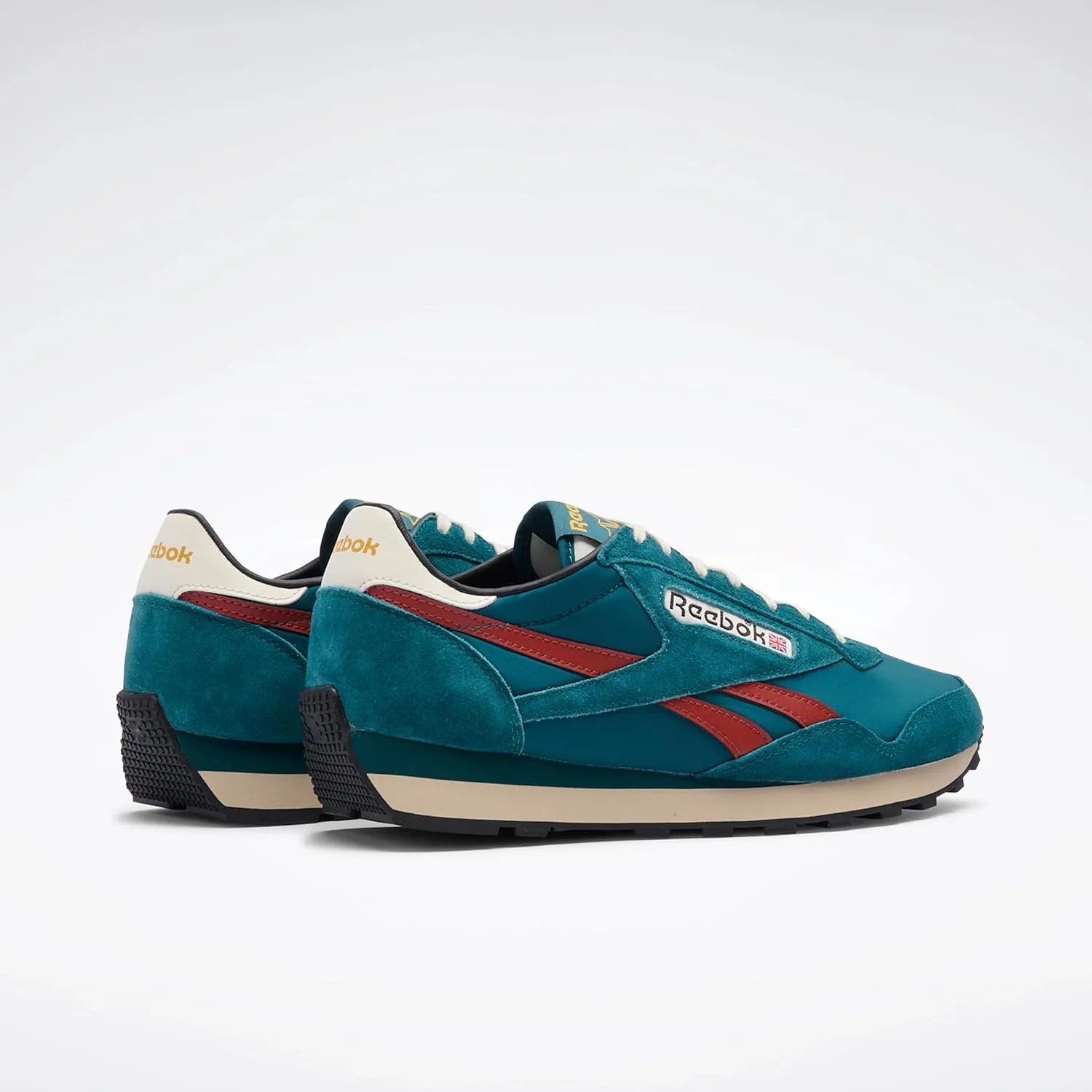 Кроссовки Reebok Aztec II унисекс, красный/бирюзовый — фото 4