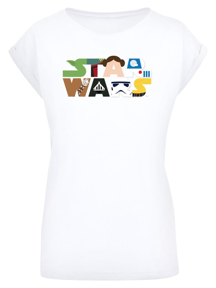 

Футболка F4NT4STIC Star Wars Character Logo, белый