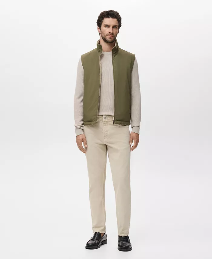 

Мужская реверсивная влагоотталкивающая жилетка Mango, синий