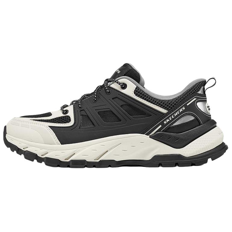 

Skechers Износостойкие дышащие низкие массивные кроссовки мужские, черно-белые