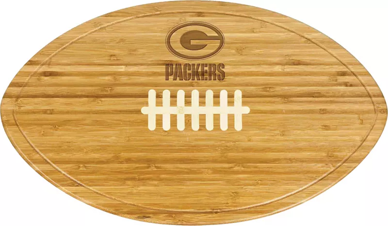 

Время пикника Green Bay Packers Разделочная доска в форме футбольного мяча Picnic Time