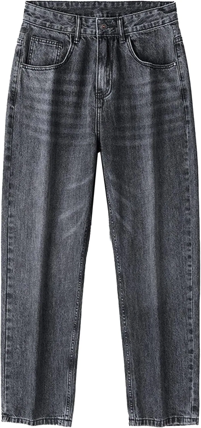 Джинсы свободные, Vintage, Dark Grey