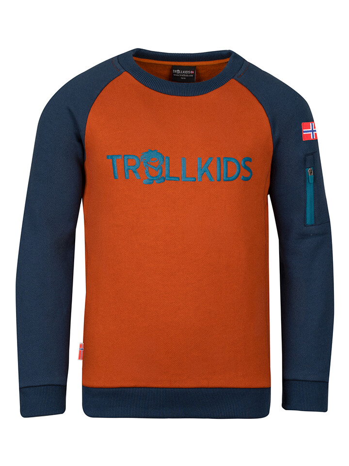 

Толстовка Trollkids Sandefjord, оранжевый