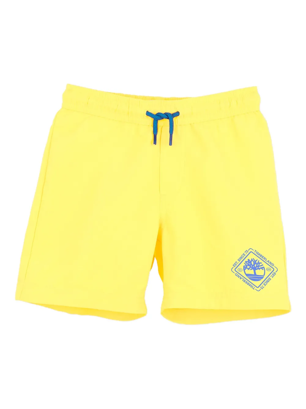 

Плавки-шорты с логотипом и завязками Timberland Kids, желтый