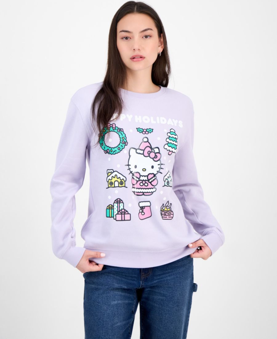 

Детская толстовка Hello Kitty Счастливых праздников Love Tribe, Lavender