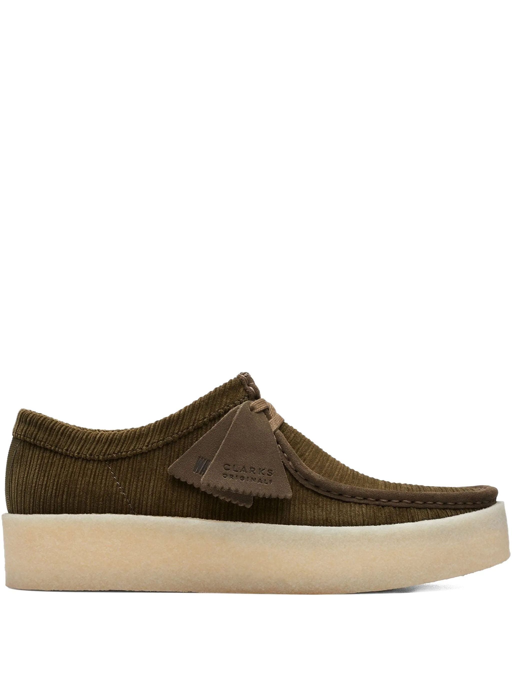 

Ботинки дезерты Wallabee Cup Clarks, зеленый