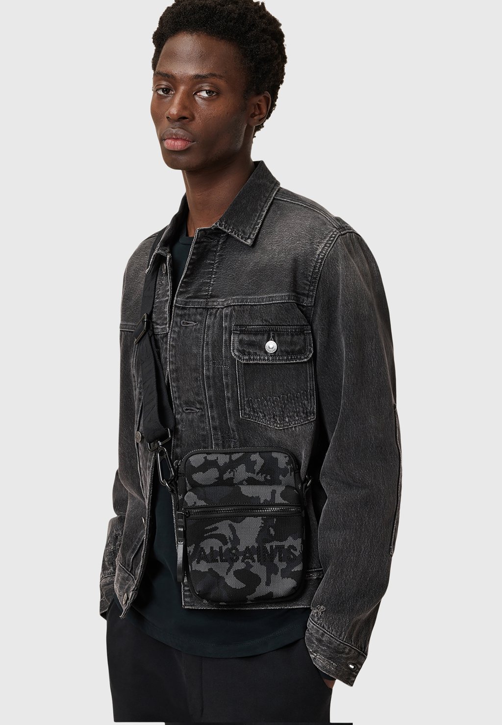 

Сумка через плечо AllSaints, синий