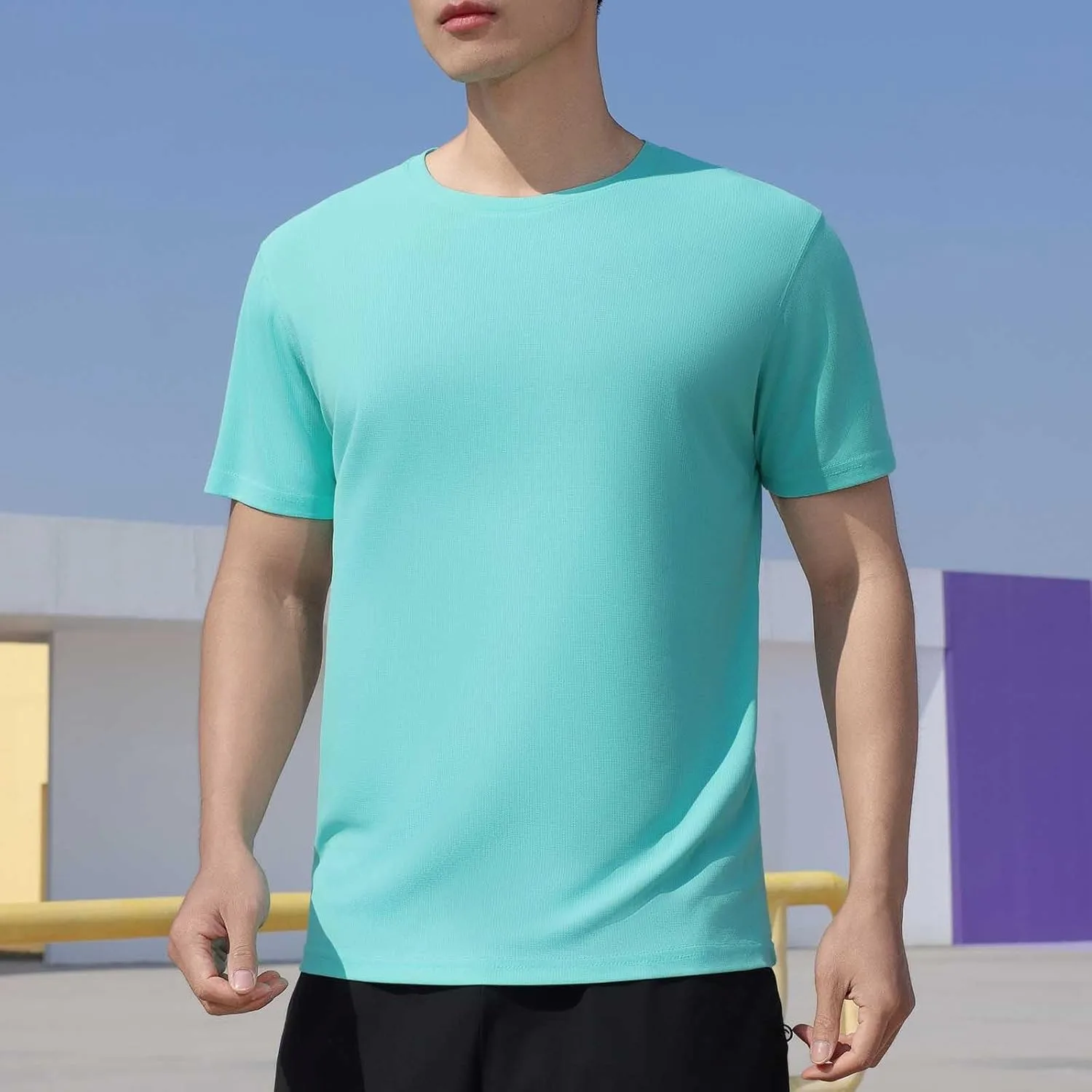 Футболка мужская Big and Tall Midweight Short Sleeve Crew Neck — фото 2