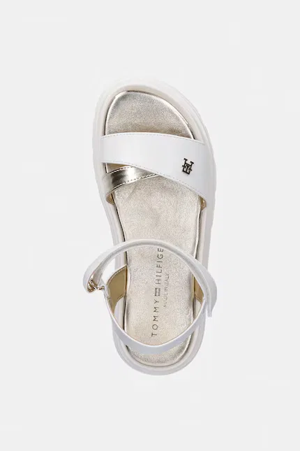 Сандалии детские на липучке Tommy Hilfiger, белый — фото 4