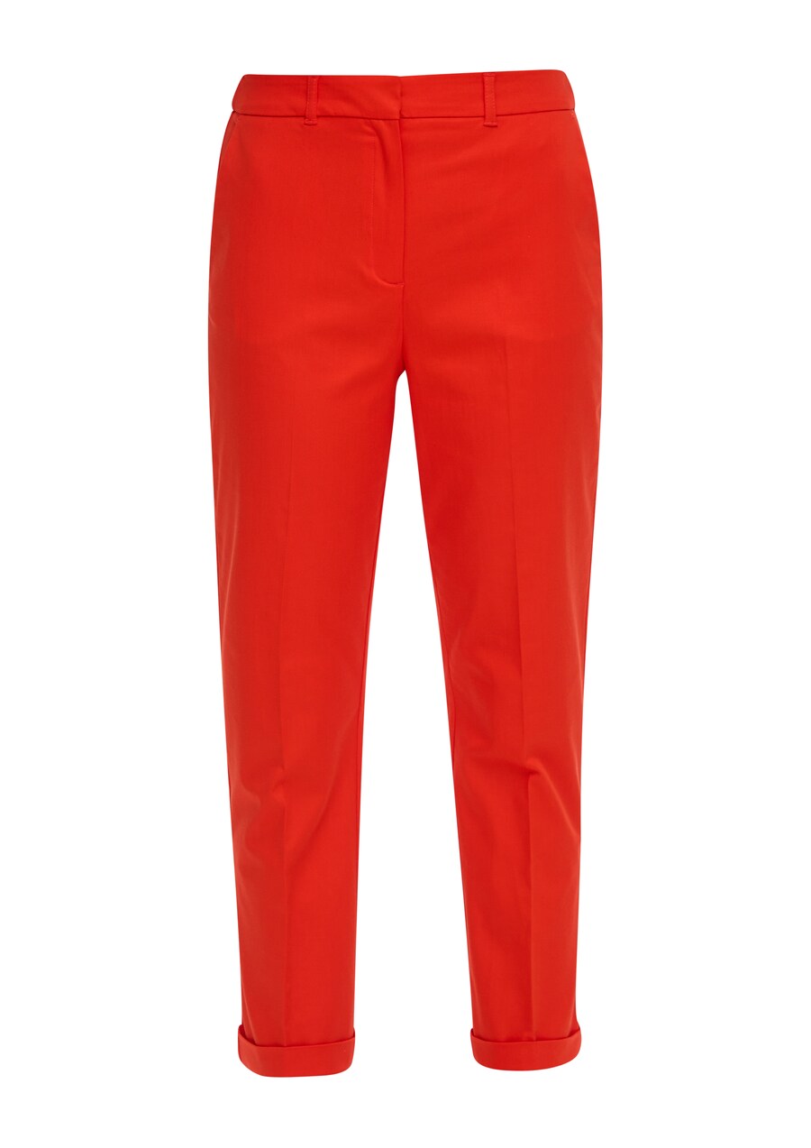 

Брюки s.Oliver BLACK LABEL Tapered Pleated Pants, цвет orange red