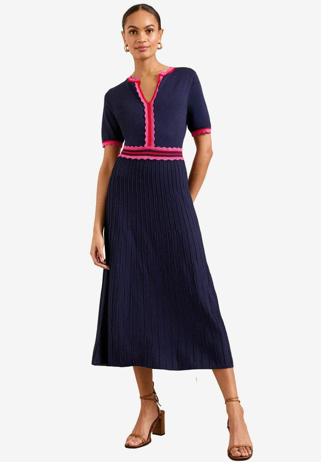 

Платье-джемпер SHORT SLEEVE MIDI Love & Roses, синий