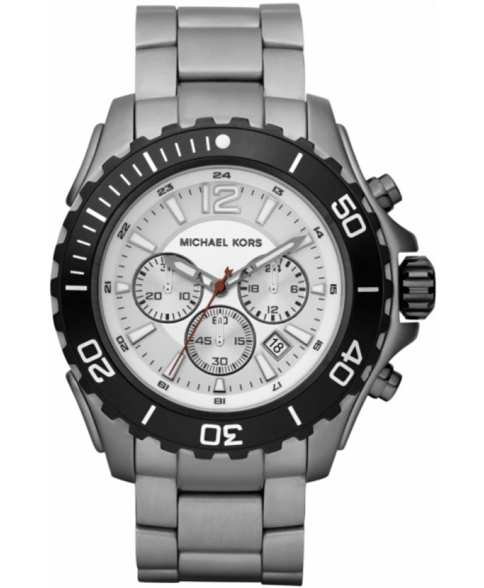 

Мужские кварцевые часы из нержавеющей стали. Michael Kors, серый