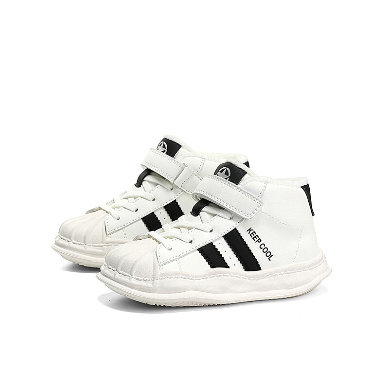 Детские кроссовки для скейтбординга Kids Low-top Белые/черные Jeep, слоновая кость/черный — фото 3
