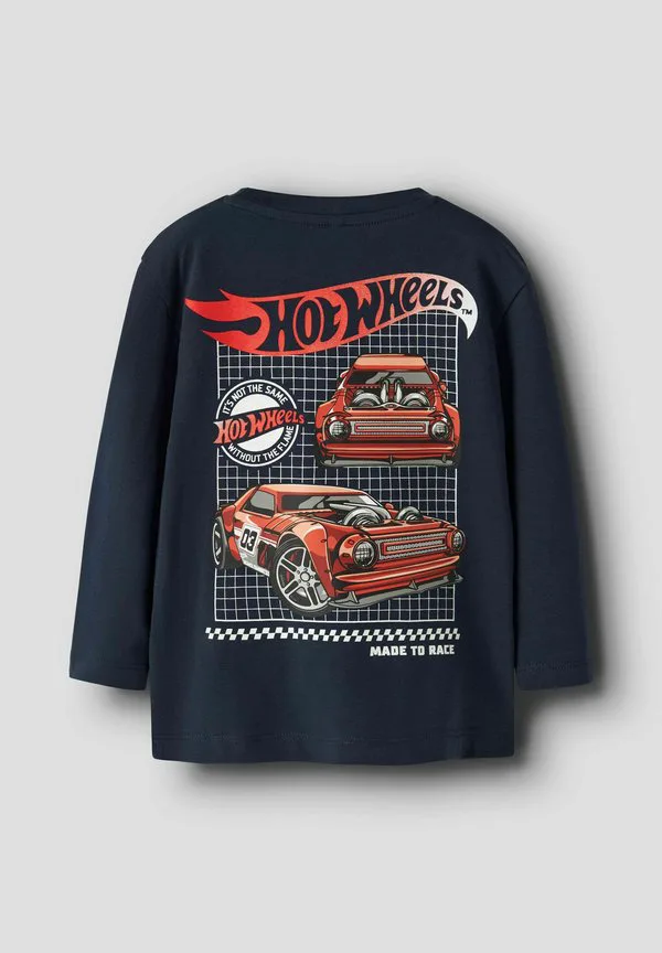 Футболка с длинными рукавами mit hot wheels Name It, Navy Blazer — фото 2