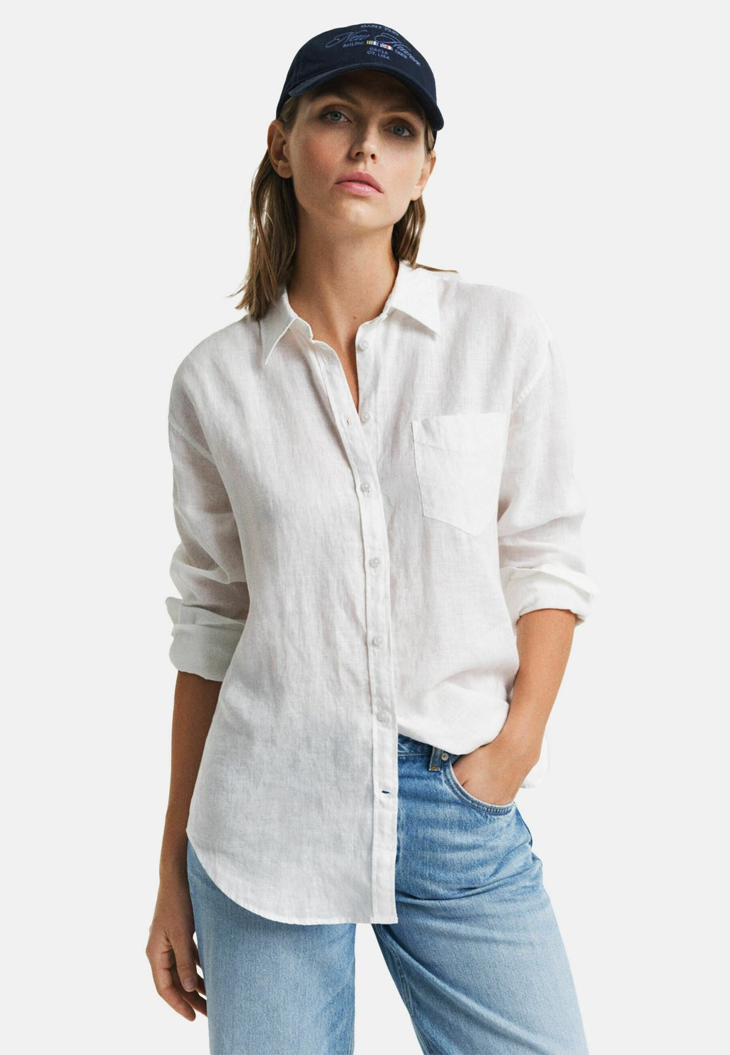 

Рубашка RELAXED FIT GANT, белый