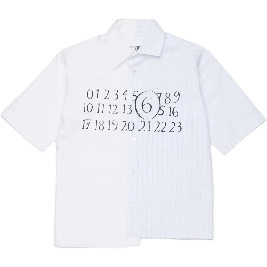 Казуальная рубашка MM6 Maison Margiela Kids' белая