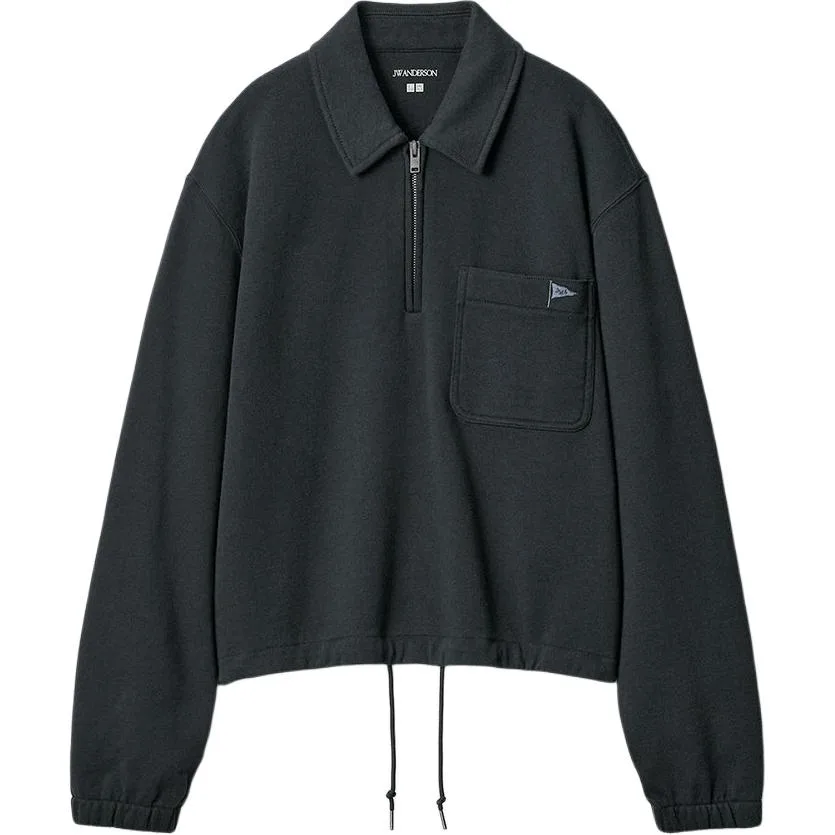 Свитшот JW Anderson SS26 женский UNIQLO, 09 черный
