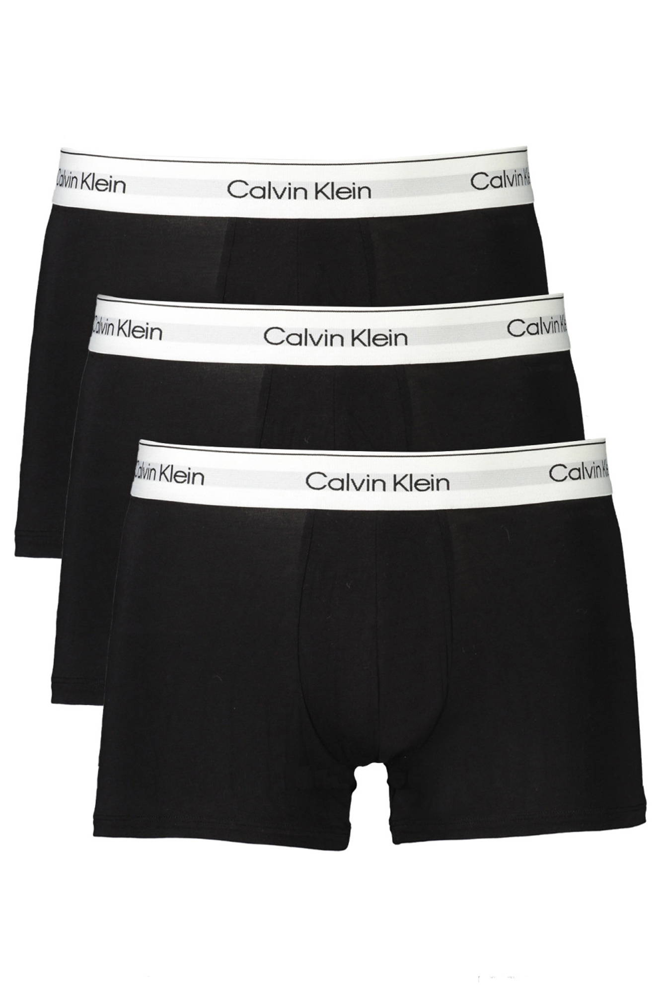 

Мужские боксеры Calvin Klein с контрастным поясом и логотипом 3 шт, черный
