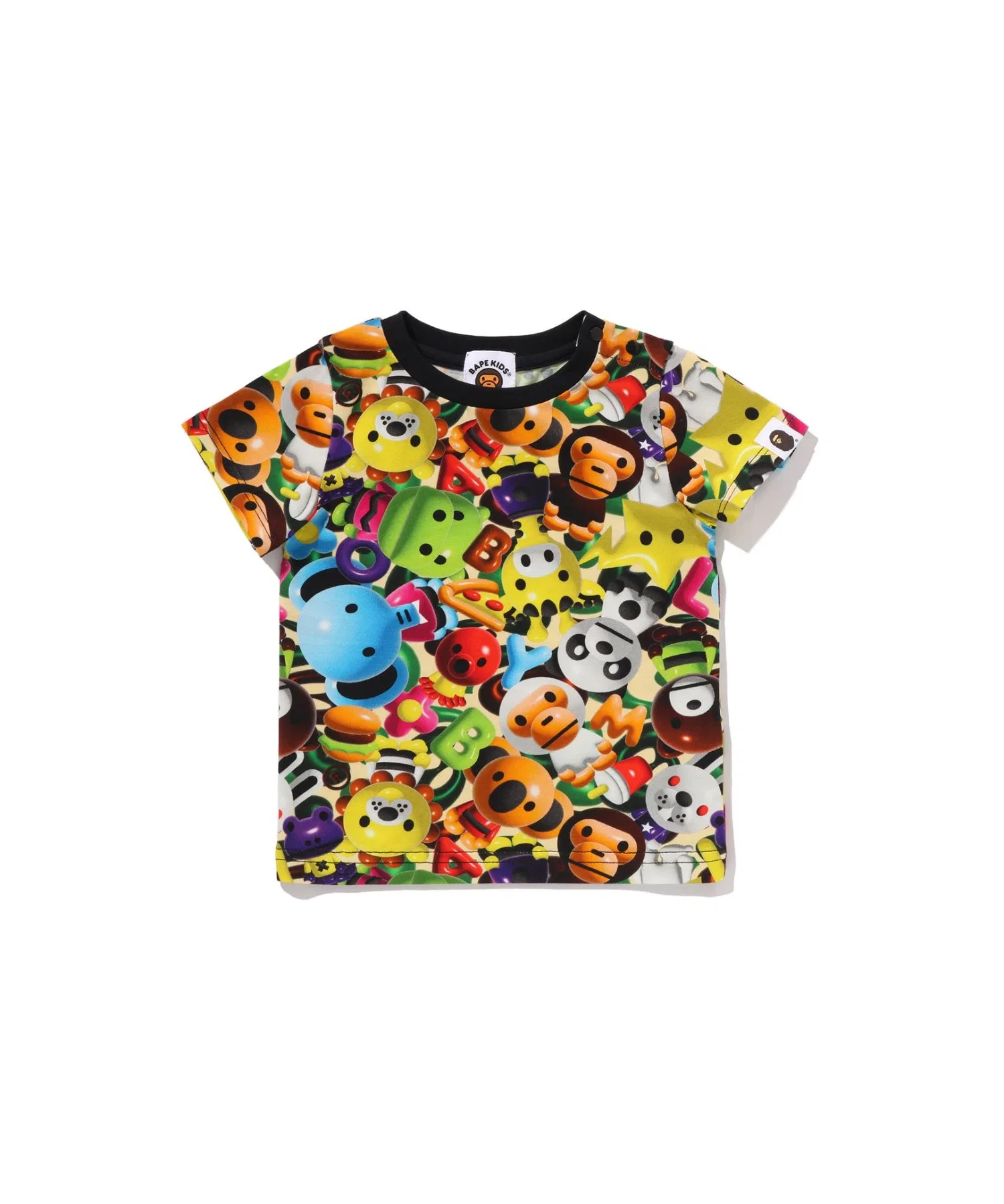 Детская футболка A BATHING APE 3D MILO ALL FRIENDS TEE