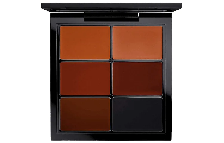 MAC Палитра консилера из 6 цветов для коррекции тона кожи и контуринга, Extra Deep