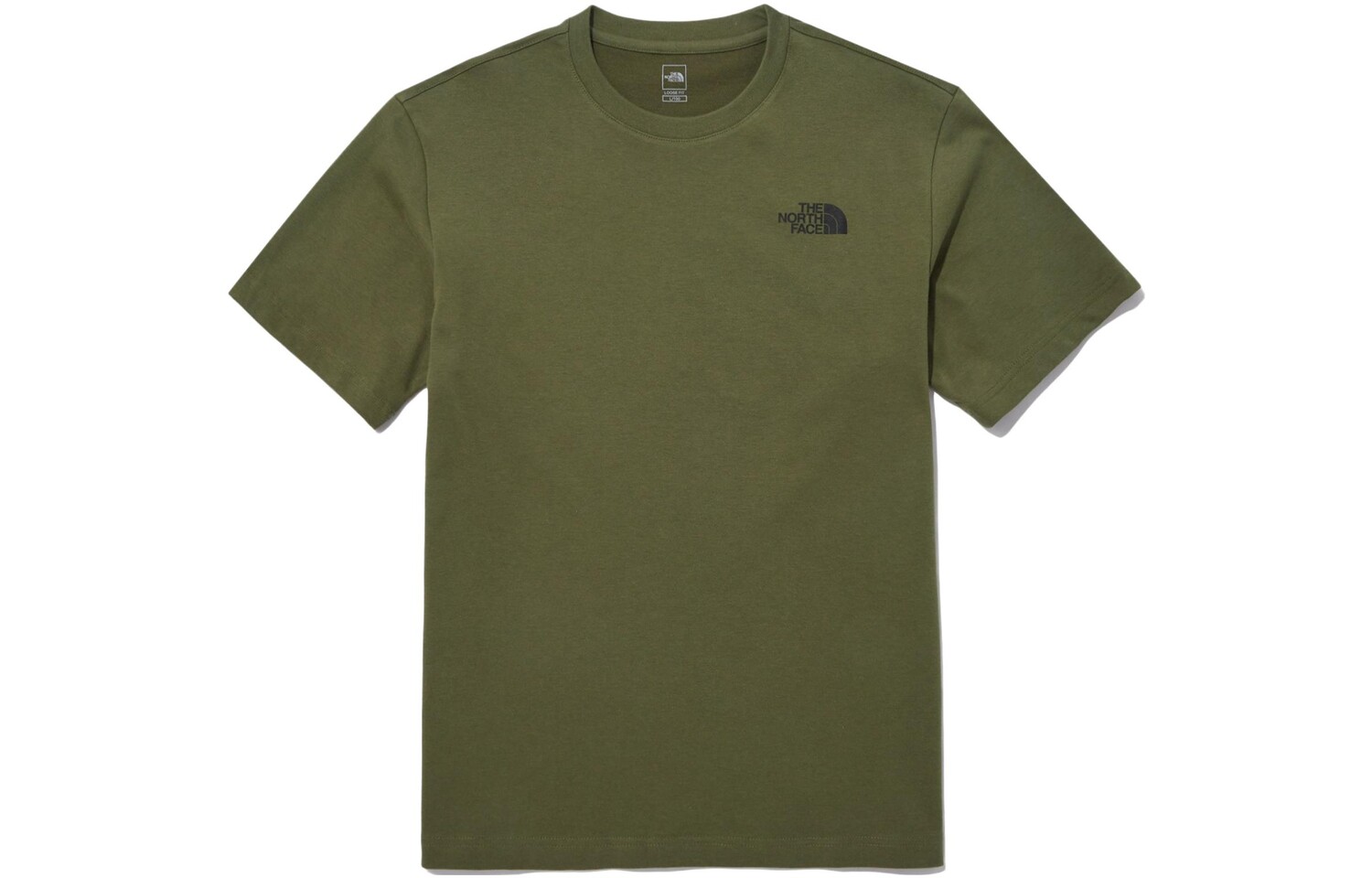 

Футболка мужская оливково-зеленая The North Face, оливково-зеленый