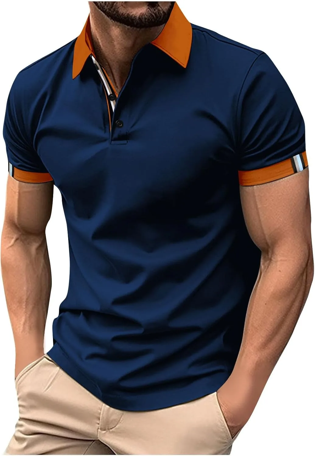 

Мужская футболка с коротким рукавом Slim Fit из хлопка