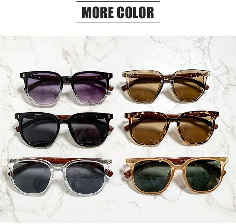 

Защитные солнцезащитные очки для мужчин и женщин | Круглая оправа, линзы конфетных цветов | Для вождения и занятий спортом на открытом воздухе generic, Amber Tea