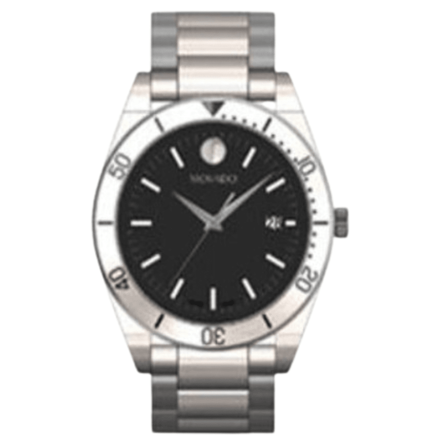 

Movado Sport черные стальные мужские часы 0607990