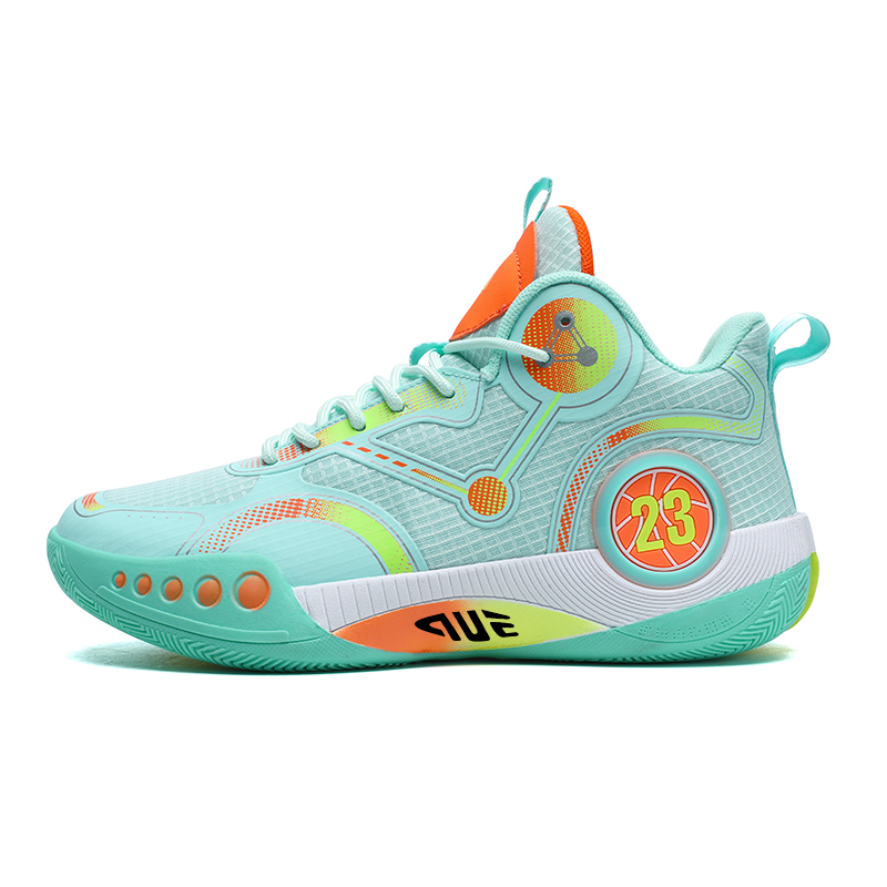 

Prince McQueen Антискользящие износостойкие баскетбольные кроссовки Mid-Top Unisex - Mesh Aqua, цвет Mesh Aqua