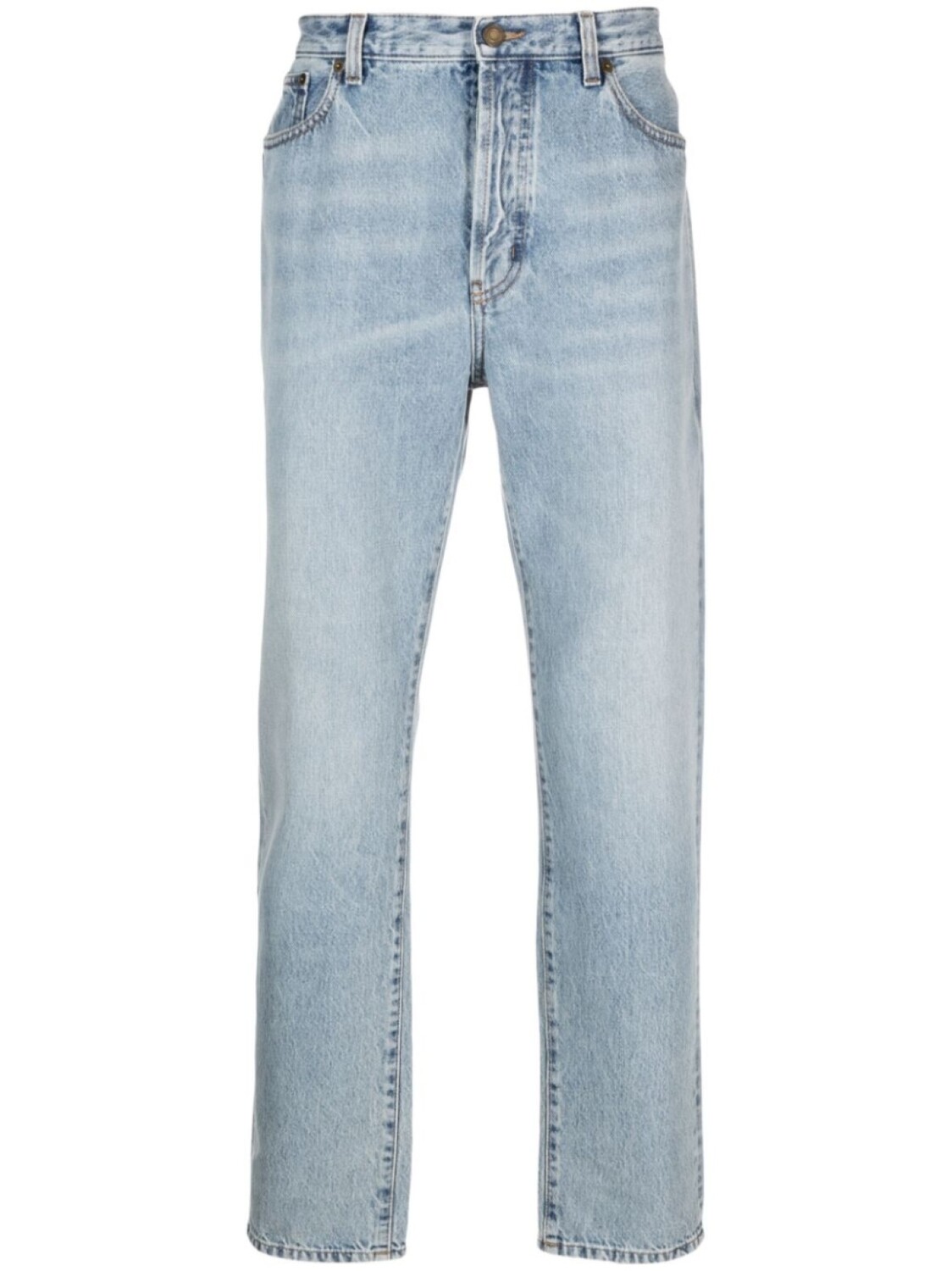 

Saint Laurent прямые джинсы, синий