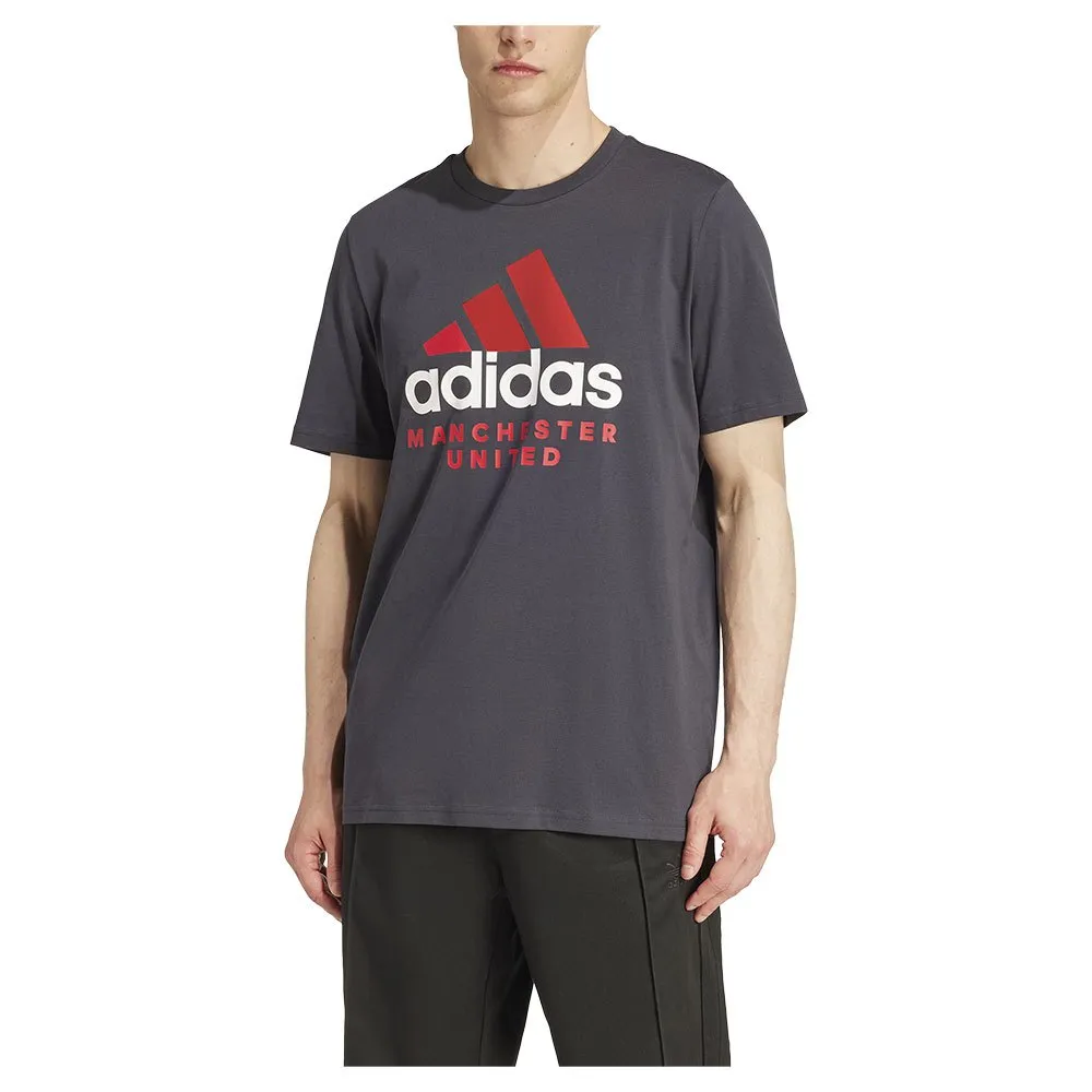 

Футболка с коротким рукавом adidas Manchester United 24/25 SZN Graphic, серый