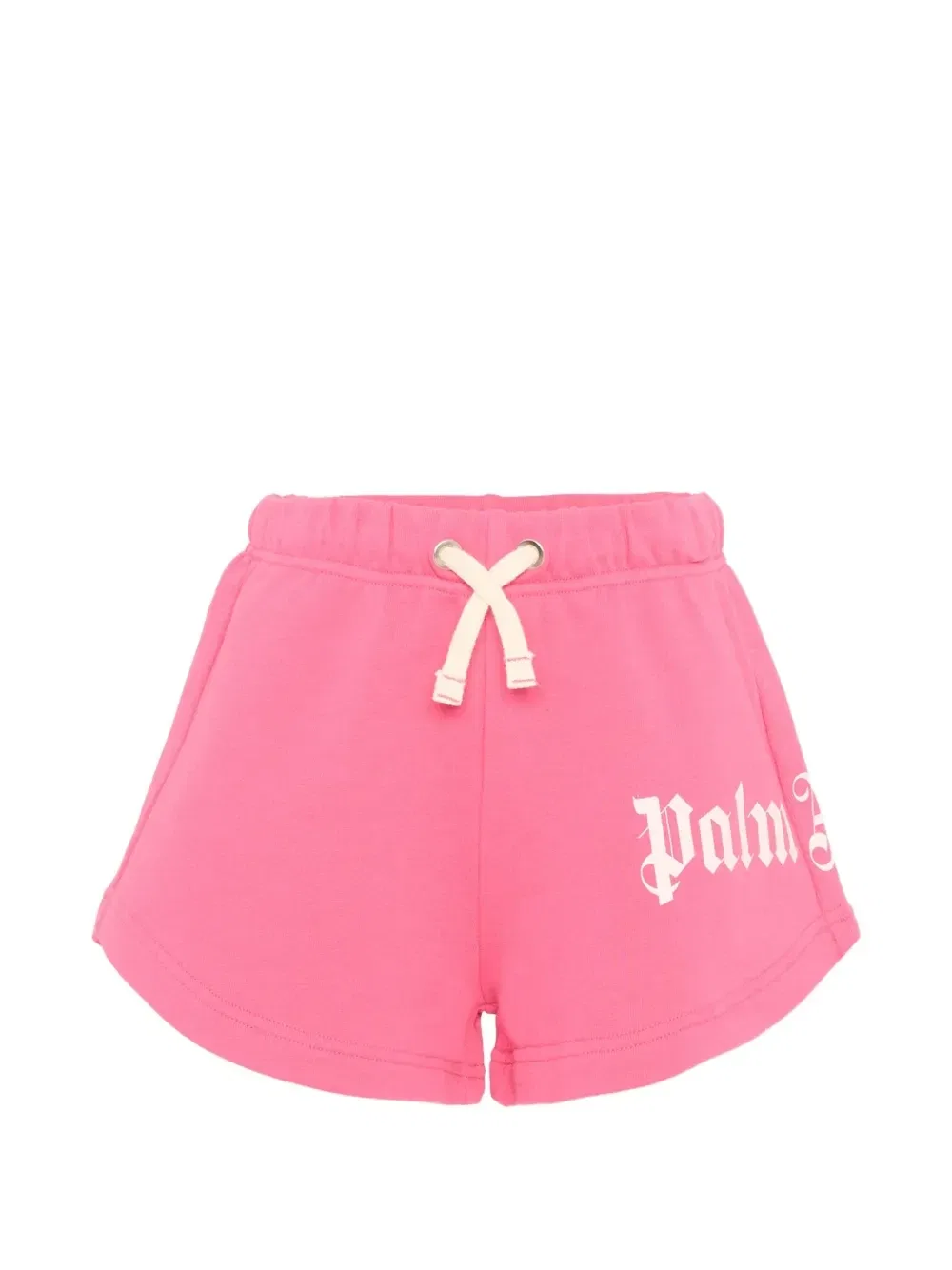 Шорты с логотипом и кулиской Palm Angels Kids, розовый