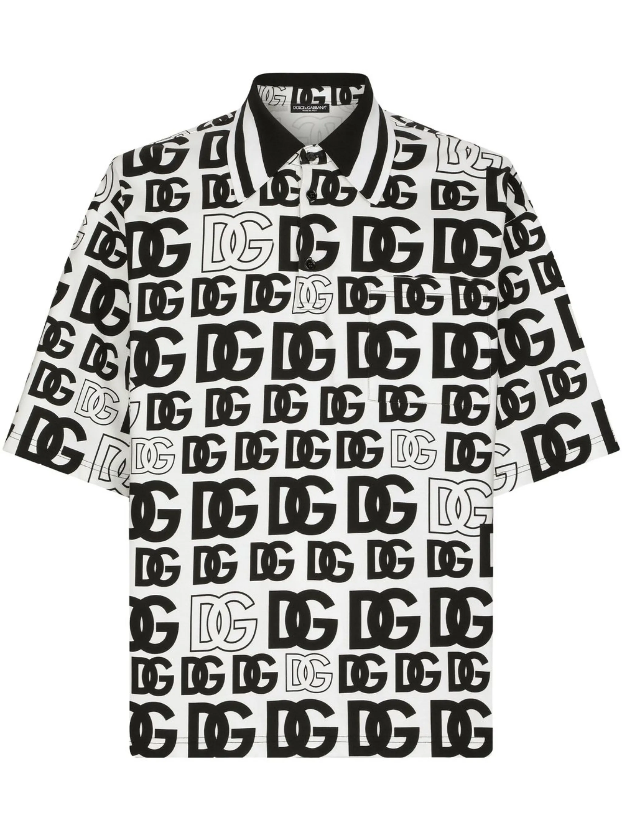 

Рубашка поло с логотипом DG Dolce & Gabbana, белый