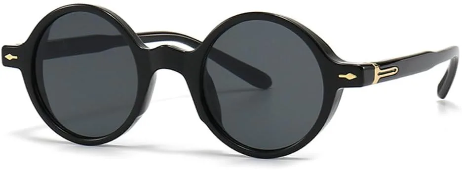 

MUTYNE Модные маленькие круглые солнцезащитные очки для женщин в стиле ретро, ​​панк, мужские солнцезащитные очки для активного отдыха, солнцезащитные очки UV400, C4