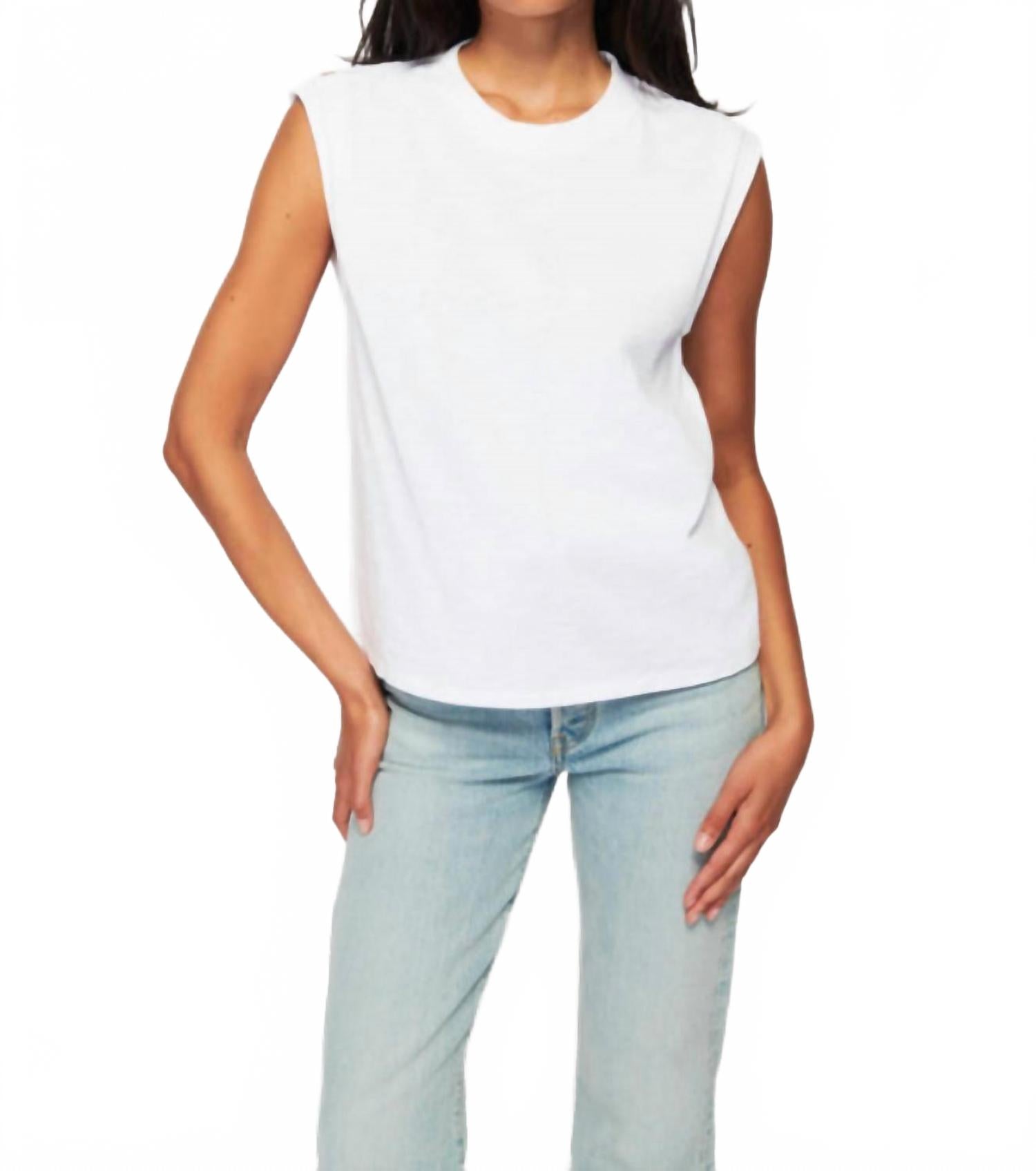 

Футболка Marina Muscle в оптическом белом Nation LTD